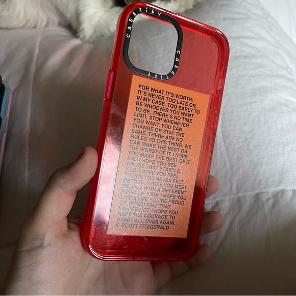 CASETIFY iPhone 12 Pro Max quote case - Picture 2 of 3